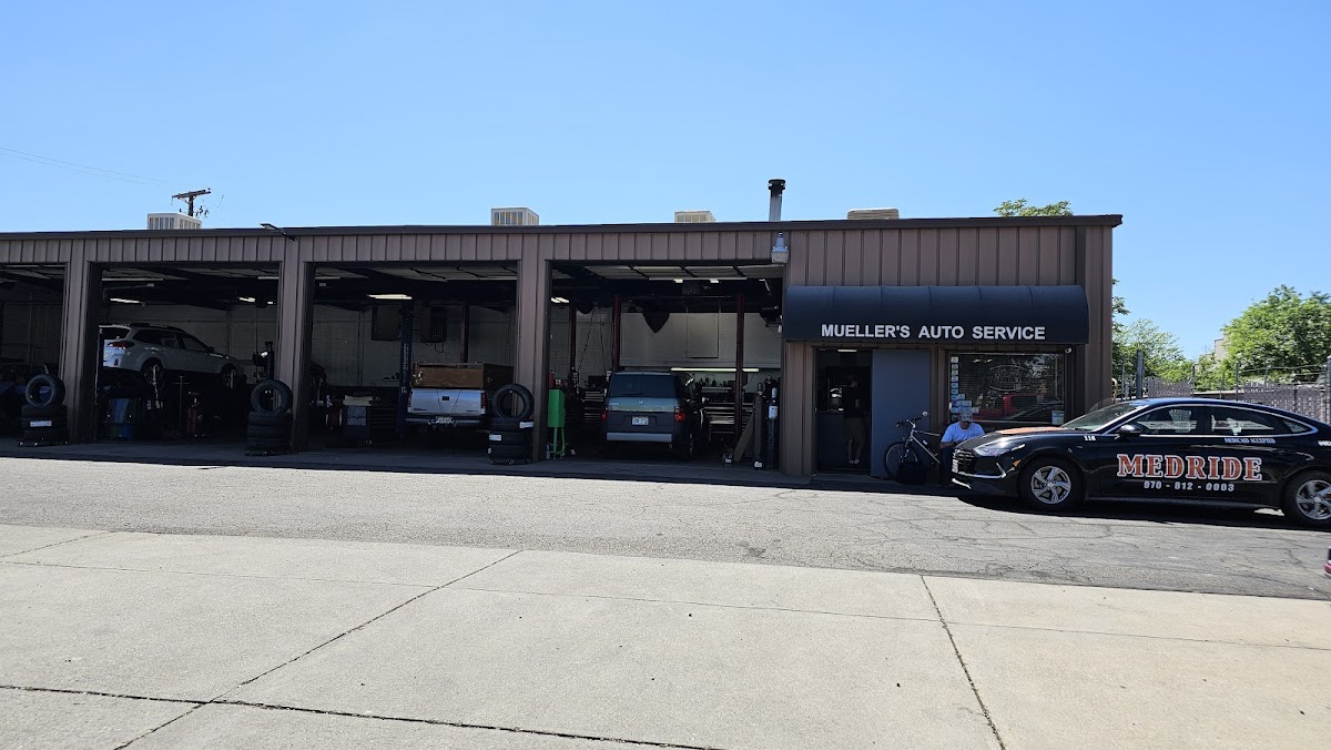 Mueller's Auto Service.