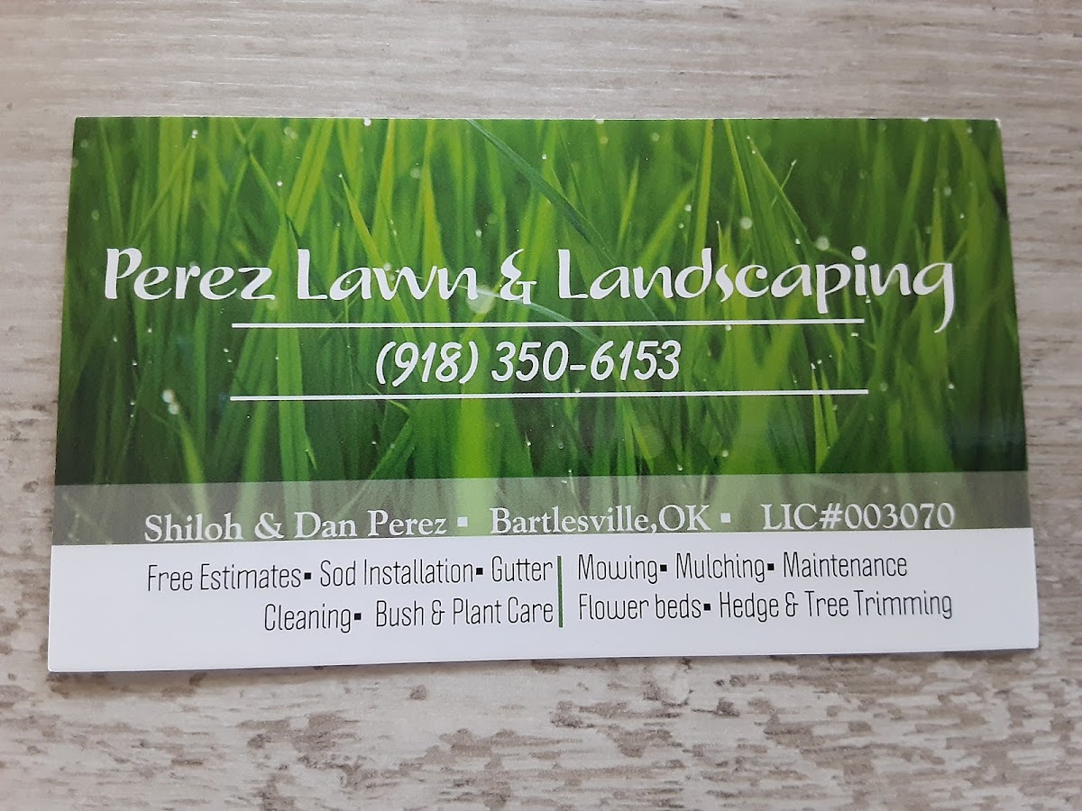 Perez Lawn & Landscaping LLC