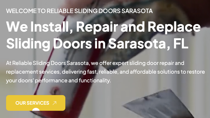 Reliable Sliding Glass ReoDoor's Repairs Sarasota