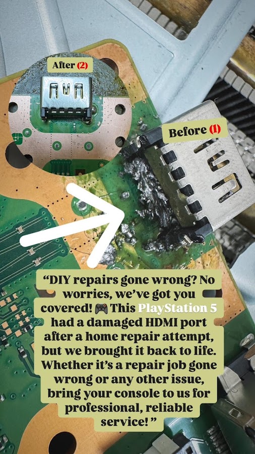 Electronic repair shop