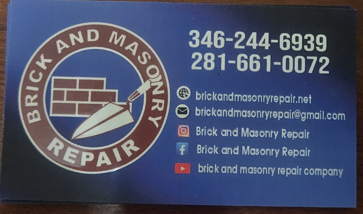 Brick and masonry repair