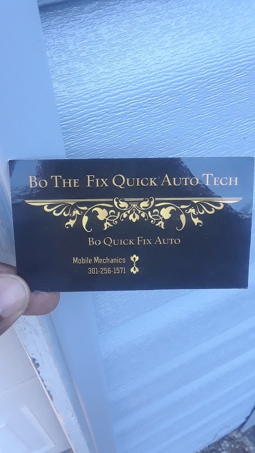 Bo's Quick Repair Mobile Mechanics