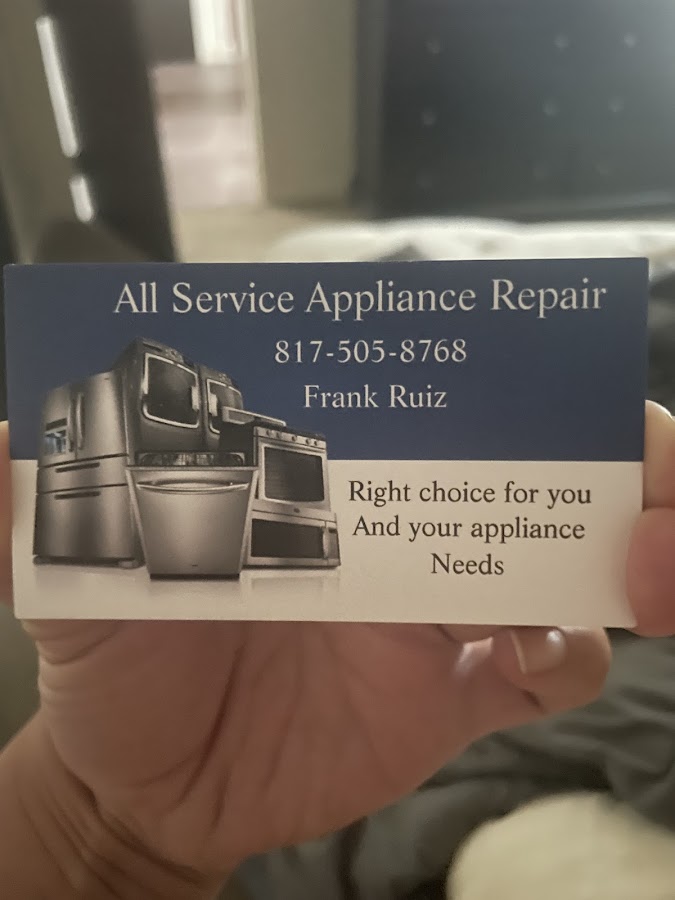 All service appliance repair