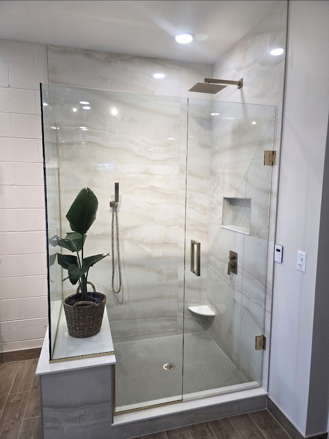 Krogman Tile Company | Custom Showers, Tile & Frameless Glass - Krogman Tile Company | Custom Showers, Tile & Frameless Glass Shower Repair