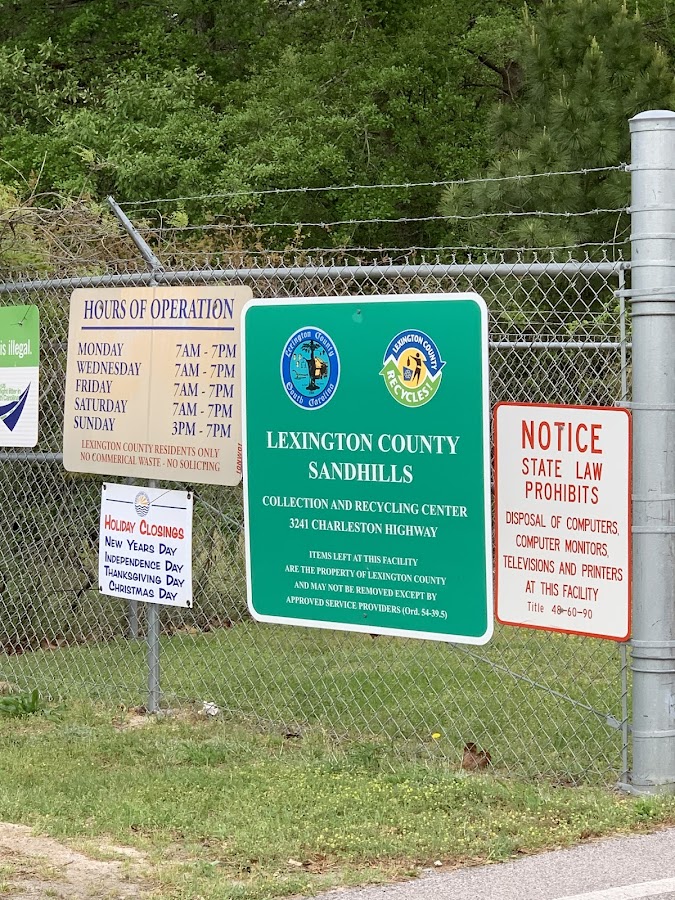 Lexington County Collection and Recycling Center at Sandhills in West Columbia