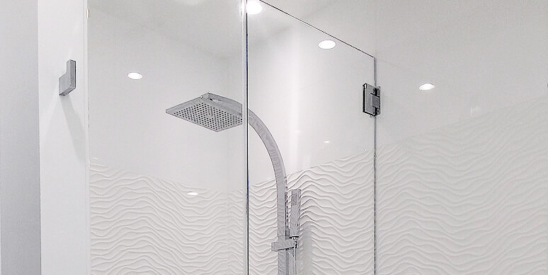 Custom Euro Frameless Shower Glass Doors