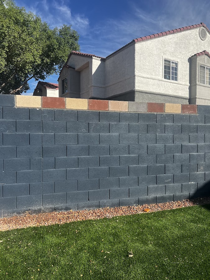 las vegas block wall