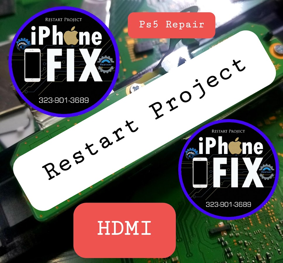 Ps5 Repair | Restart Project | We Fix Phones | iPhones Repair | Reparacion de Telefonos | Repair Ps5 Hdmi l console Repair. iPhone Repair in Huntington Park, CA photo