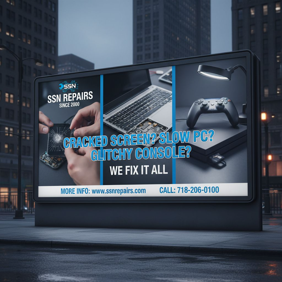 SSN LAPTOPS AND iPHONE REPAIRS INC.