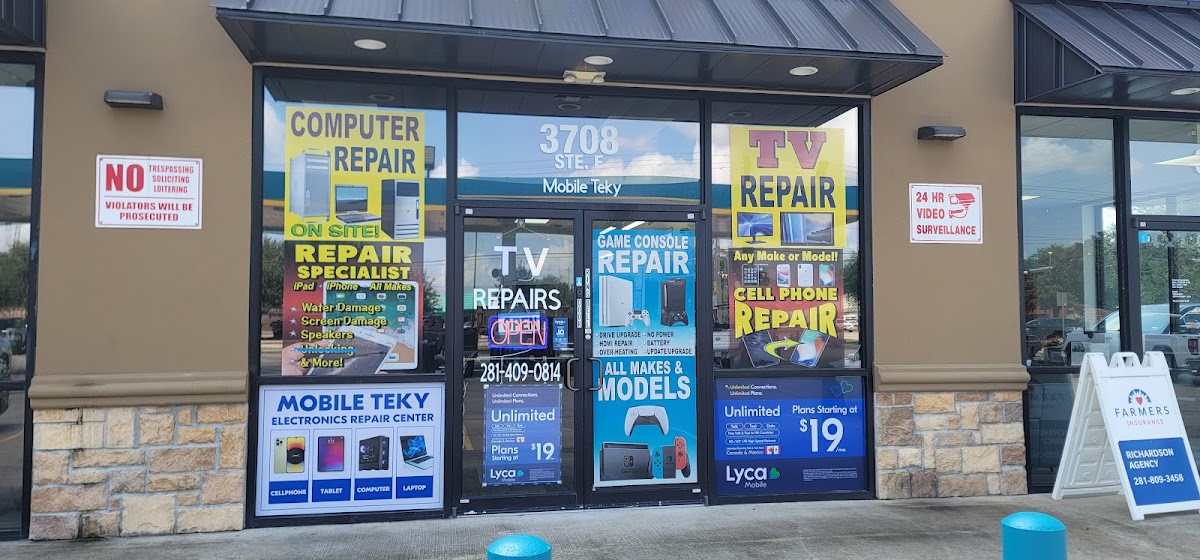 MOBILE TEKY TELEVISION, COMPUTER, PHONE, AND ELECTRONIC REPAIR